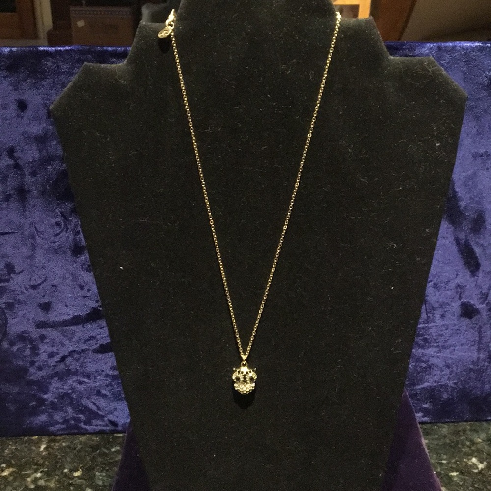 Crystal like owl necklace